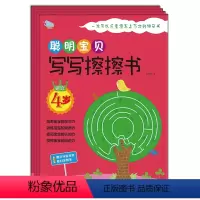 [正版]聪明宝贝写写擦擦书4岁(全四册)一本可以反复擦写上万次的神奇书 培养宝宝学习能力训练孩子观察力 少儿启蒙益智畅