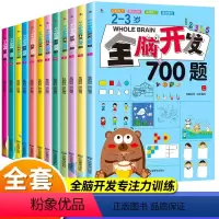 [全12册]2-6岁全脑开发思维训练 [正版]全脑开发思维训练700题1000题2到3-4周岁5-6岁幼儿思维逻辑训练书