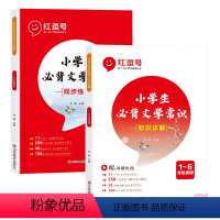 [全套2册]知识详解+同步练习 小学通用 [正版]小学生必背文学常识大全注音版必背文学常识知识详解同步练习注音版一二三四