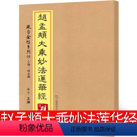 [正版]赵孟頫大乘妙法莲华经 赵孟俯临摹字帖小楷 楷书字帖毛笔书法全集教程合集书法集 江苏凤凰美术出版社