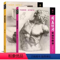 国美经典素描2册 [正版]国美经典素描静物素描石膏像临摹书籍精选画册范本美术伏尔泰小卫马赛生对临考级艺考零基础入门教程学