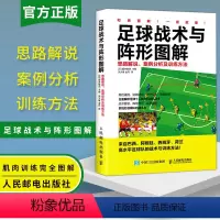 [正版] 足球战术与阵形图解 思路解说 案例分析及训练方法 青少年足球入门 足球战术书 足球教程训练书籍 足球战术解析