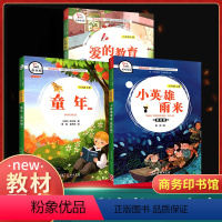 六年级上[全套3册] [正版]快乐读书吧六年级上册全套 小英雄雨来童年爱的教育 人教版小学生6上拓展阅读课外书籍经典儿童