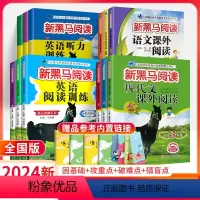 三年级 现代文阅读+古诗文阅读 2本 [正版]2024新黑马阅读一二三四五六年级上册下册语文英语下 上小学生阅读理解专项