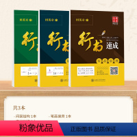 行书速成3本装[无赠品] [正版]字帖田英章行书一本通字帖练字钢笔字帖控笔训练行楷行书字帖初学者初中大学生成人成年考研临