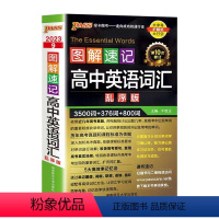 英语词汇乱序版 高中通用 [正版]2023新绿卡图解速记高中英语词汇3500词乱序版小本高考英语词汇速记基础知识手册高考