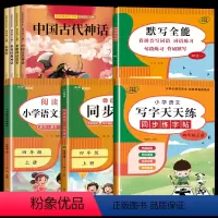 8册:快乐读书吧+阅读+作文+默写+字帖 [正版]全套4册中国古代神话故事四年级上册阅读课外书必读世界经典与传说希腊神话
