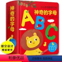 [正版]神奇的字母启蒙认知小小手创意学习书3-6周岁撕不烂幼儿园英语字母启蒙认知图画书ABC组合英语入门3D立体双语绘