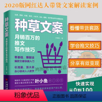 [正版]种草文案策划撰写书籍推文写作技巧文案变现作者叶小鱼 零基础创作入门 抖音头条百家微淘内容运营营销