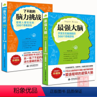 [正版]2册了不起的脑力挑战:聪明人都在玩的500个思维游戏+强大脑开发左右脑潜能的500个思维游戏激活推理力逻辑思维