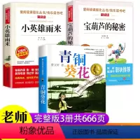 [正版]青铜葵花和小英雄雨来管桦原著完整版宝葫芦的秘密曹文轩儿童文学系列全套四年级下册必读小学生课外阅读书籍江苏少儿出
