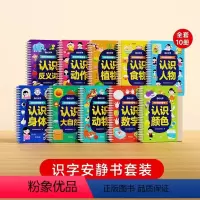 [全10册]识字早教安静书 [正版]识字早教安静书全10册 启蒙认知书 趣味认知手脚协调 启蒙认知早教书儿童益智书籍 幼