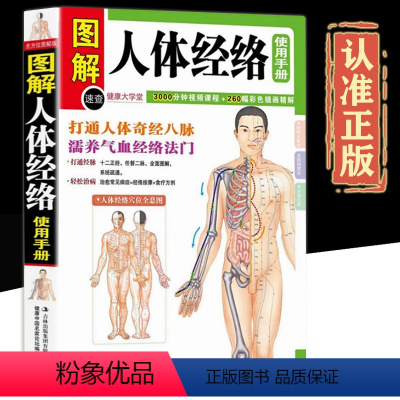 [正版]全方位图解版图解人体经络使用手册打通人体奇经八脉濡养气血经络法门超简单快速取穴学用经络使脾胃饮食经络调养