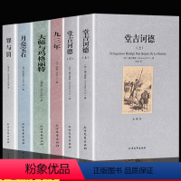 世界经典名著全套6册 [正版]全套6册 世界经典名著 堂吉坷德上下册九三年大师与玛格丽特月亮宝石罪与罚无删减中小学生课外