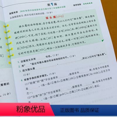 [正版]新版二年级语文阅读理解训练真题80篇看图写话语文专项训练人教版同步2年级阅读训练上下册辅导资料暑假作业衔接天天