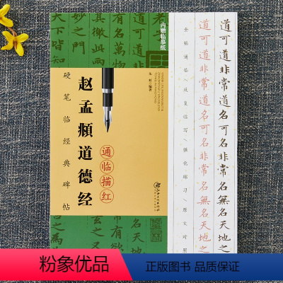 [正版]赵孟頫道德经通临描红硬笔临经典碑帖硬笔钢笔楷书临摹字帖技法讲解书法学习硬笔临古帖诸虹编著