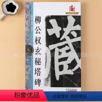 [正版] 柳公权玄秘塔碑 柳体楷书毛笔字帖 8开米字格全文放大 名碑名帖完全大观 简体旁注偏旁部首结构解析 江西美术出