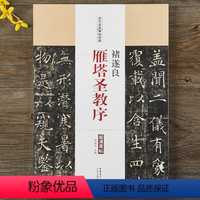 [正版]褚体褚遂良雁塔圣教序历代名家碑帖经典 毛笔书法楷书字帖附繁体旁注安徽美术出版社