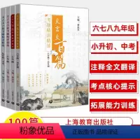 [4本]六七八九年级+中考 初中通用 [正版]文言文百篇考题精讲精练 小升初六年级七八九年级6789年级上海教育出版社含