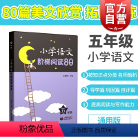 [正版]小学语文阶梯阅读80篇 五年级5年级上下 含答案 小学语文课外拓展阅读训练 王雅琴 五年级 上海教育出版社