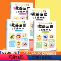 [共4本]学前数感训练加减法套装 [正版]幼小衔接一日一练数学思维逻辑训练书5/10/20/100以内加减法天天练天天练