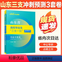 [山东三支一扶]3套考前冲刺卷1本 [正版]山东三支一扶考前冲刺卷预测押题卷中公2024山东省三支一扶考试资料用