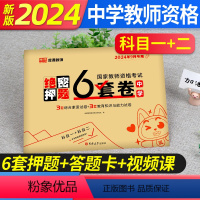中学绝密押题6套卷 [正版]库课备考2024年国家教师资格证考试用书初中高中学科知识教育能力绝密押题5套卷中学数学语文英