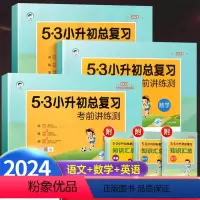 [24版三本]小升初语文+数学+英语总复习 小学升初中 [正版]2024版53小升初总复习真题卷语文数学英语全套人教版小