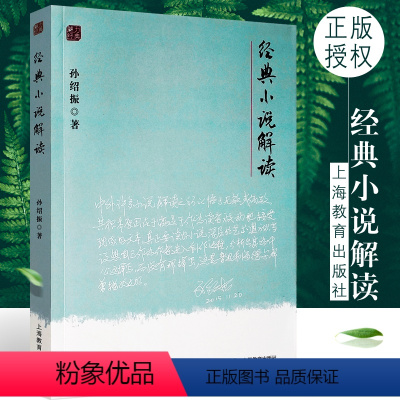 [正版]经典小说解读 文本解读大家孙绍振力作 史学理论文学评论鉴赏书籍 上海教育出版社 孙绍振 著 经典小说个案微观分