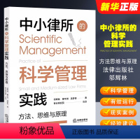 [正版]中小律所的科学管理实践 方法思维与原理 邬辉林 律所管理 律所市场 律所科学治理决策 薪酬激励机制制定