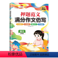 押题范文语文 小学三年级 [正版]汉知简2023新押题范文满分作文仿写3年级语文每日一练作文素材三四五六年级专项训练小学