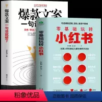 [正版]2册 零基础玩转小红书+文案一句话就够了 零基础玩转短视频涨粉文案策划自媒体小红书营销变现指南 手机摄影剪