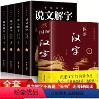 [正版]5册说文解字图解汉字文字图文解读文字的前世今生国学经典读物古代汉语字典古文字字典咬文嚼字细说汉字的故事图解画说