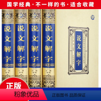 [正版]绸面精装 说文解字原版许慎4册 语言文字图解说文解字段玉裁注部首通论说文解字详解部首咬文嚼字文字汉字研究工具书