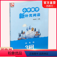 小学数学新补充阅读 三年级下 [正版]2024春 小学数学新补充阅读 3年级下册 双色版 含答案 3下 小学数学课教学参