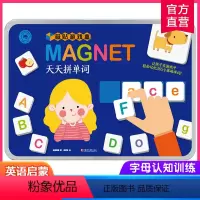[正版]磁贴游戏盒 天天拼单词 学龄前低幼儿英语启蒙 游戏中学习365个基础词汇 字母认知记忆训练 儿童读物 江苏凤凰