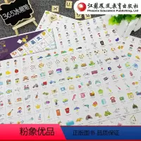 [正版]365创意冰箱贴 英文 两大张中英文对照 可撕反复粘贴0-1-2-3-6岁幼儿宝宝英语认字学习 江苏凤凰教育出