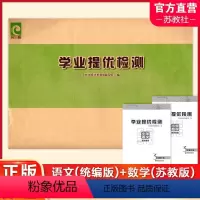 学业提优检测 三年级下 [正版]2024春 学业提优检测 3年级下册 三下 小学语文数学教辅习题试卷 语文同步人教版