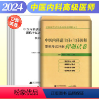 [正版]2024年中医内科 副主任主任医师职称考试 冲刺押题试卷 全国高级卫生专业技术资格考试辅导书 晋升正高副高考试