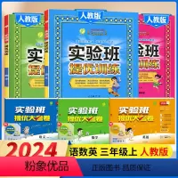 3上[提优训练+大考卷]语数英6本◆人教版 小学通用 [正版]2024新版春雨实验班提优训练三年级下二年级下册一年级四年