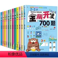 [全12册]2-6岁全脑开发思维训练 [正版]全脑开发思维训练700题1000题2到3-4周岁5-6岁幼儿思维逻辑训练书