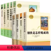 [八年级上下·全9册] [正版]人教版红星照耀中国和昆虫记原著完整版钢铁是怎样炼成的名人传八年级上下册 课外书傅雷家书寂