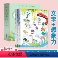 [正版]字的小诗系列(共3册)字字有意思字字看心情字字小宇宙注音版汉字的故事 认字书4-6岁 幼儿园学前识字读物 儿童