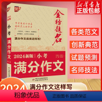 小升初满分作文大全 小学通用 [正版]金榜题名2024新版小考满分作文大全小学生满分作文小升初必考押题作文辅导 四五六年