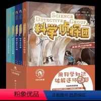 [全套5册]科学侦探团 [正版]科学侦探团全5册 大科学家与小侦探系列 小学生物理学数学化学植物学知识科普漫画侦探小说科