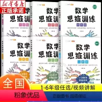 数学思维训练 小学一年级 [正版] 小学数学思维训练一年级二年级三年级上册下册人教版四五六年级儿童数学思维训练书 小学奥
