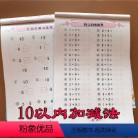 [正版]全套2本10以内加减法和10以内分解组成数学练习册3-6岁幼儿园中大班学前班数学题幼小衔接十以内口算大通关幼升