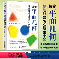 搞定平面几何:辅助线是怎么想出来的 学好数学并不难 初中生青少年数理化科普读物 [正版]出版社搞定平面几何 辅助线是怎么