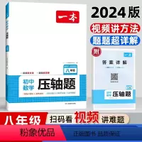 初中数学压轴题 八年级/初中二年级 [正版]2024新版八年级初中数学压轴题全一册初中数学压轴题一题多解法学霸解题辅助线