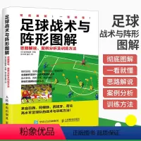 [正版]足球战术与阵形图解 思路解说 竞赛规则及训练方法 足球书战术教学 掌握足球阵形和运用足球战术指导 足球专业训练